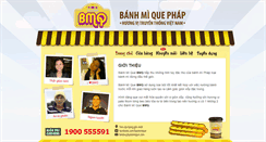 Desktop Screenshot of banhmique.com