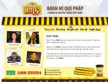 Tablet Screenshot of banhmique.com